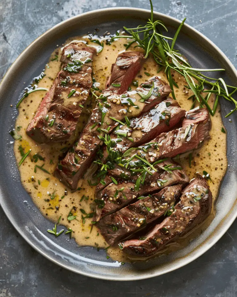 Pan-Seared Steak in Butter Sauce