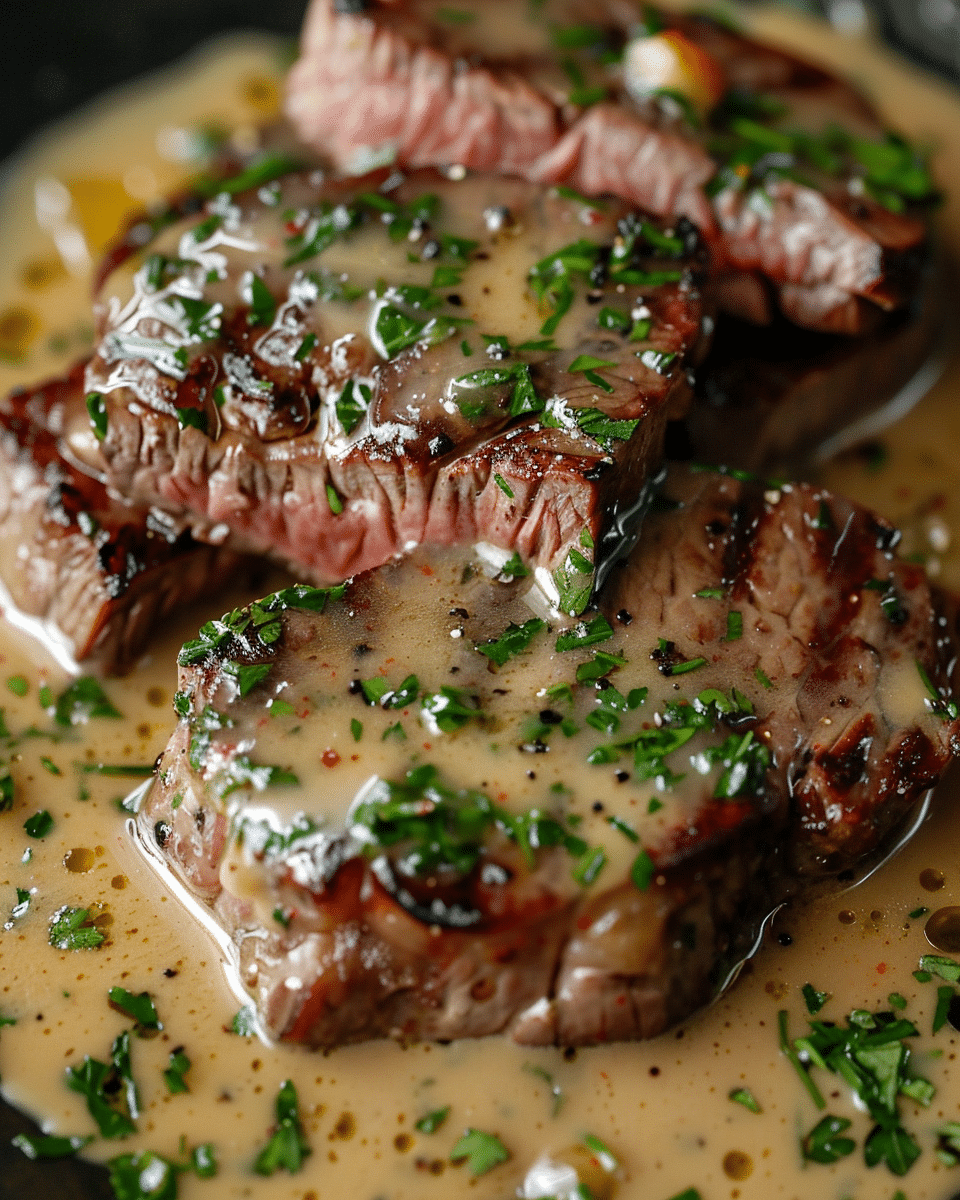 Pan-Seared Steak in Butter Sauce