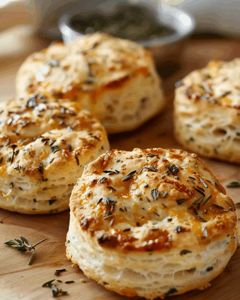 Savory Cheddar Herb Biscuits