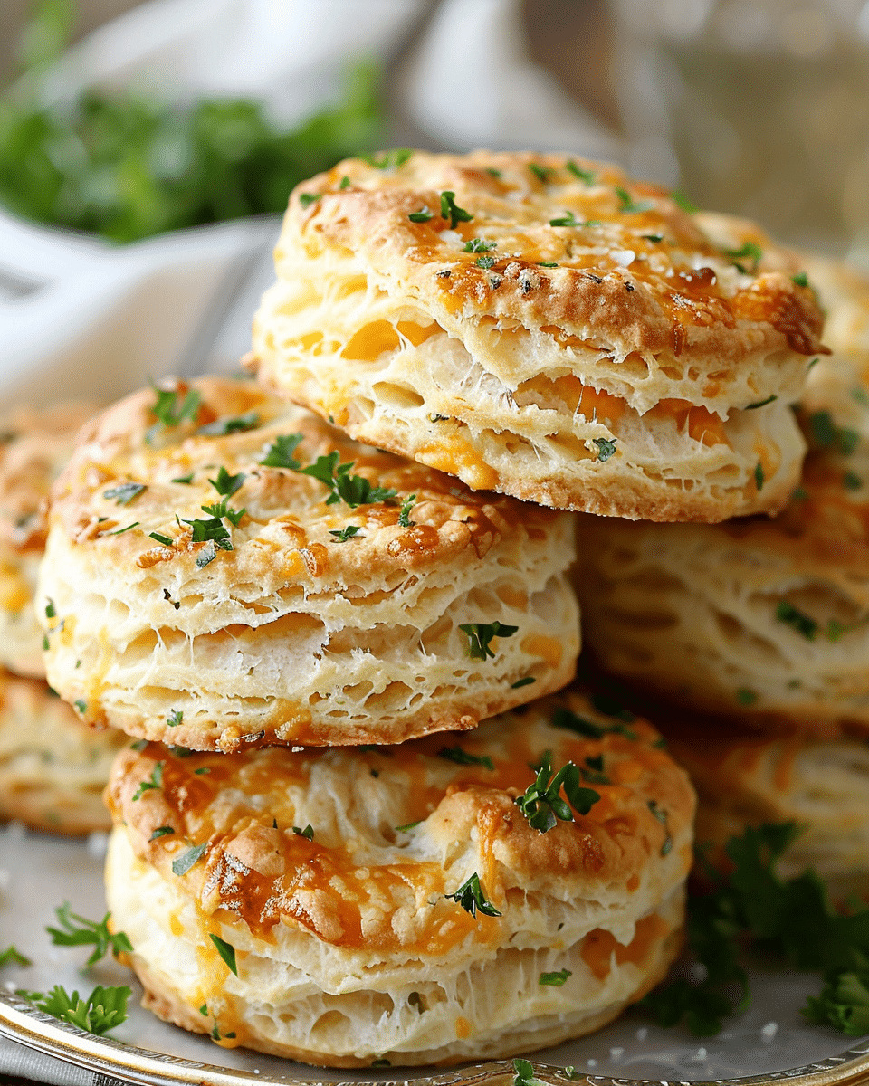Savory Cheddar Herb Biscuits