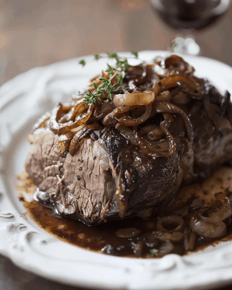 Savory French Onion Pot Roast