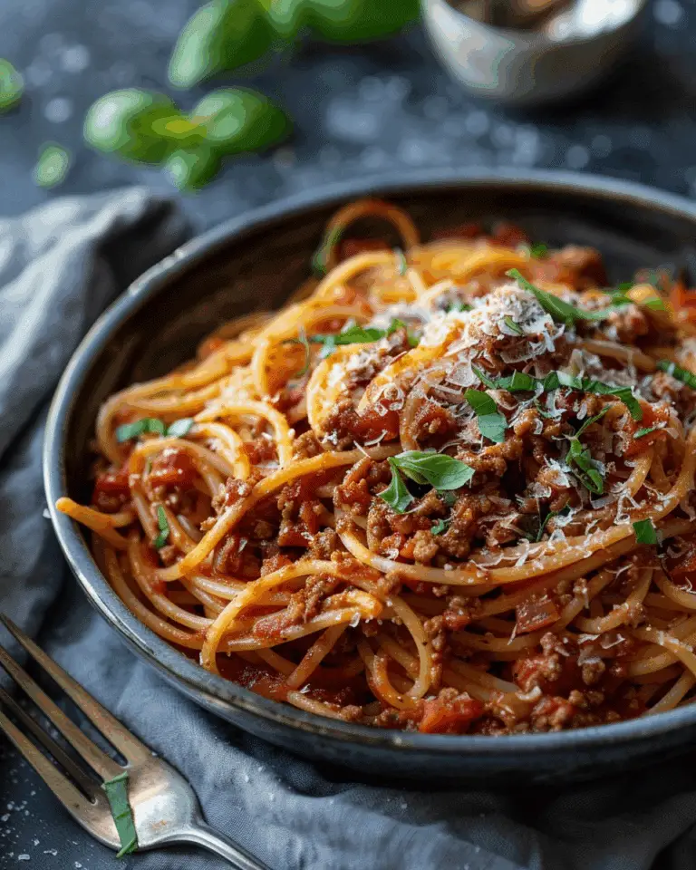 Spaghetti with Meat Sauce