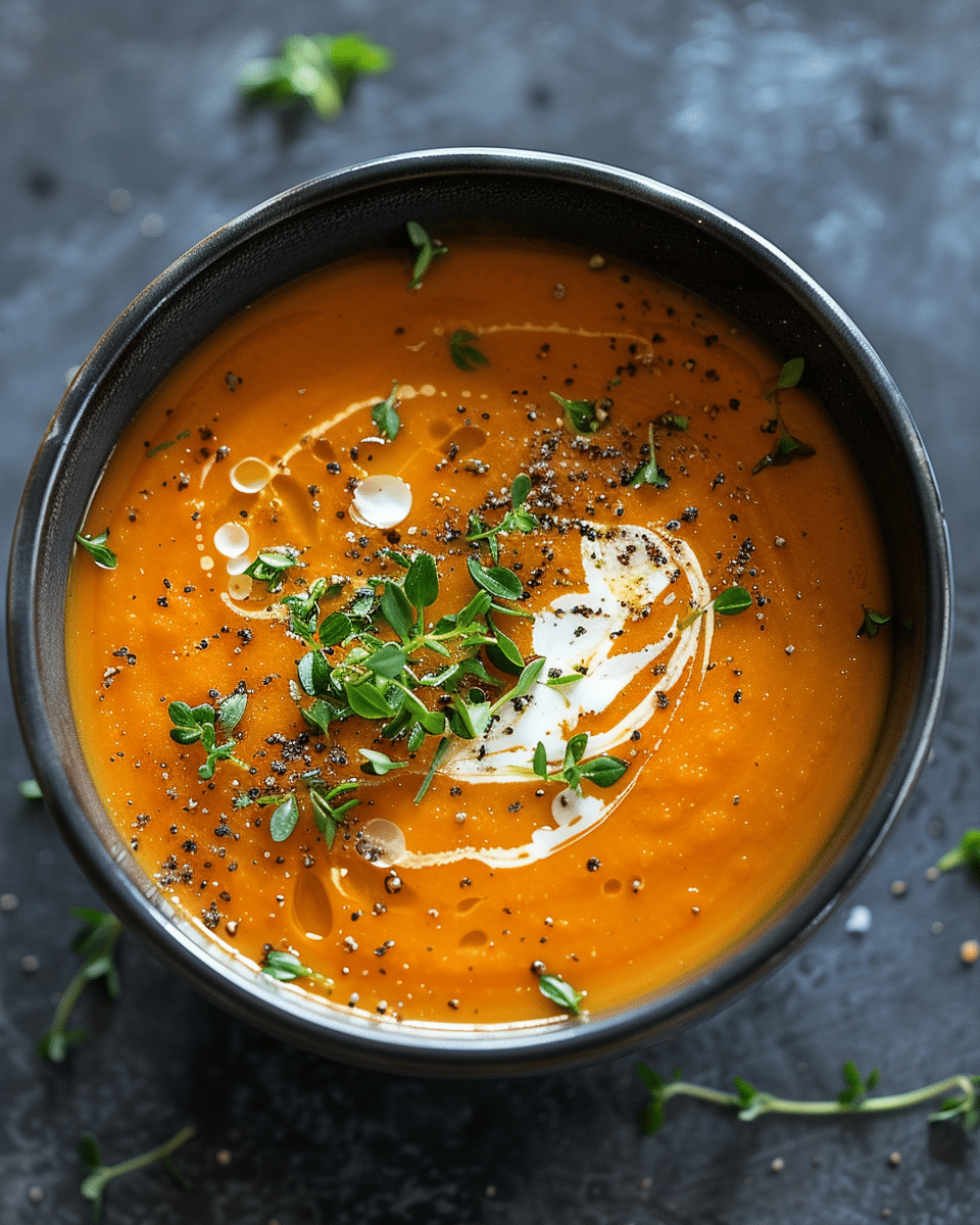 Spiced Sweet Potato Soup
