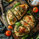 Stuffed Chicken Breast with Basil Pesto