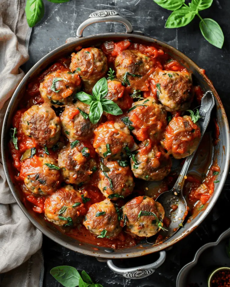Stuffed Meatballs and Potato Toppings Recipe