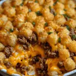Tater Tot Casserole with Ground Beef