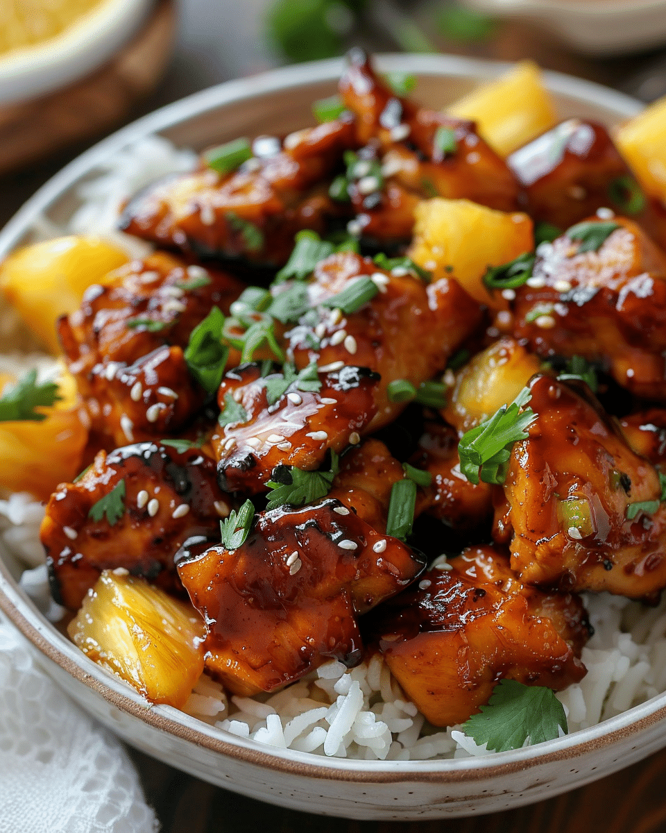Teriyaki Pineapple Chicken