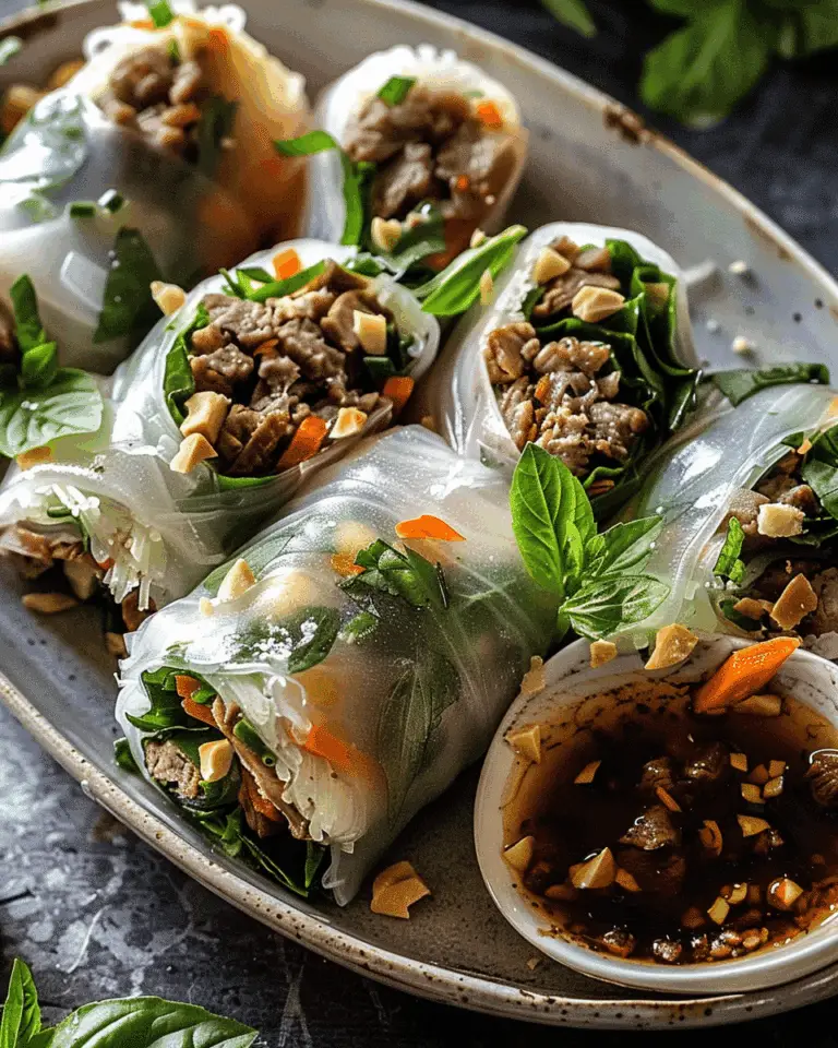 Thai Basil Beef Rolls Recipe