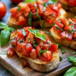 Tomato Basil Bruschetta Recipe