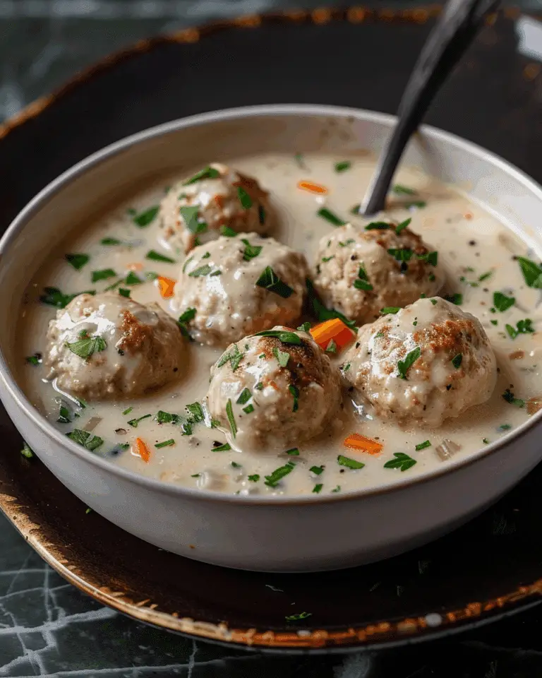 Turkey Meatball Soup Recipe