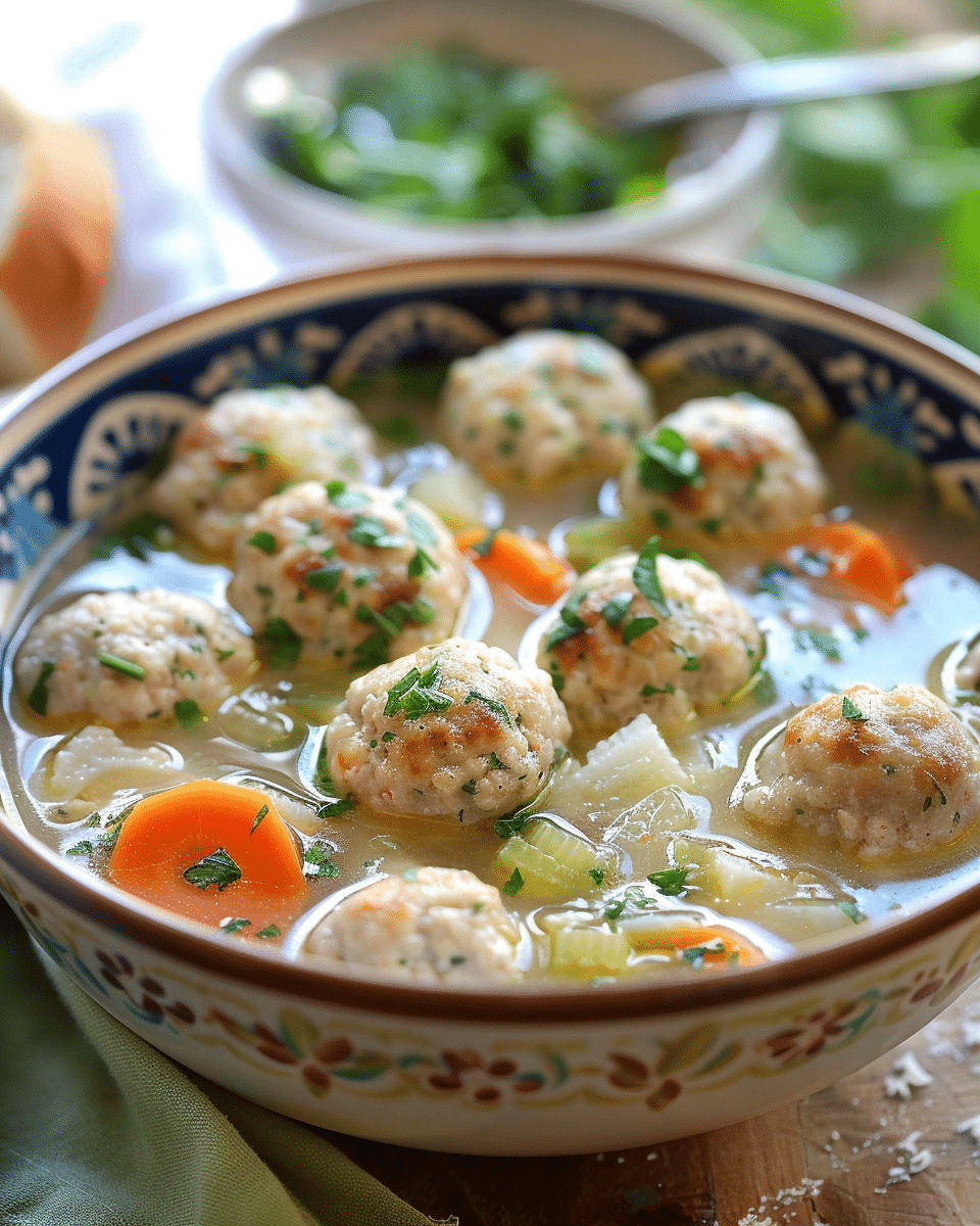Turkey Meatball Soup Recipe