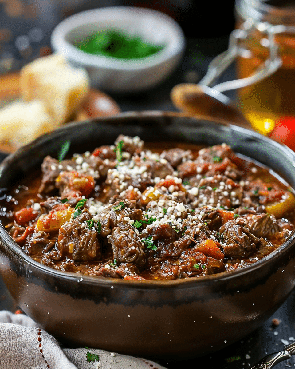 Tuscan Beef Casserole Delight