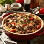 Tuscan Beef Casserole Delight