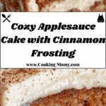 Applesauce Cake with Cinnamon Cream Cheese Frosting Recipe