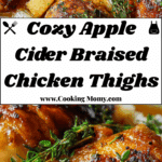 """Apple Cider Braised Chicken Thighs Recipe