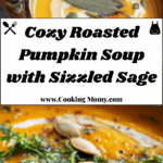 Cozy Roasted Pumpkin Soup with Sizzled Sage