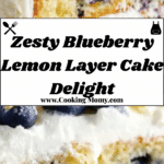 Blueberry Lemon Layer Cake Recipe