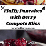 "Fluffy Pancakes with Warm Berry Compote Recipe