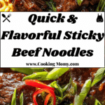Sticky Beef Noodles Recipe