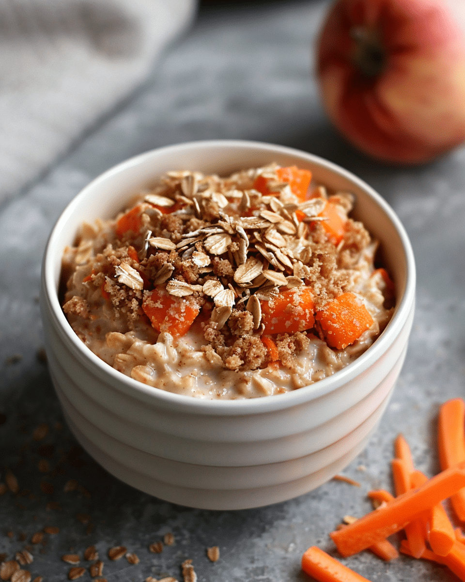 Apple Carrot Cake Oatmeal