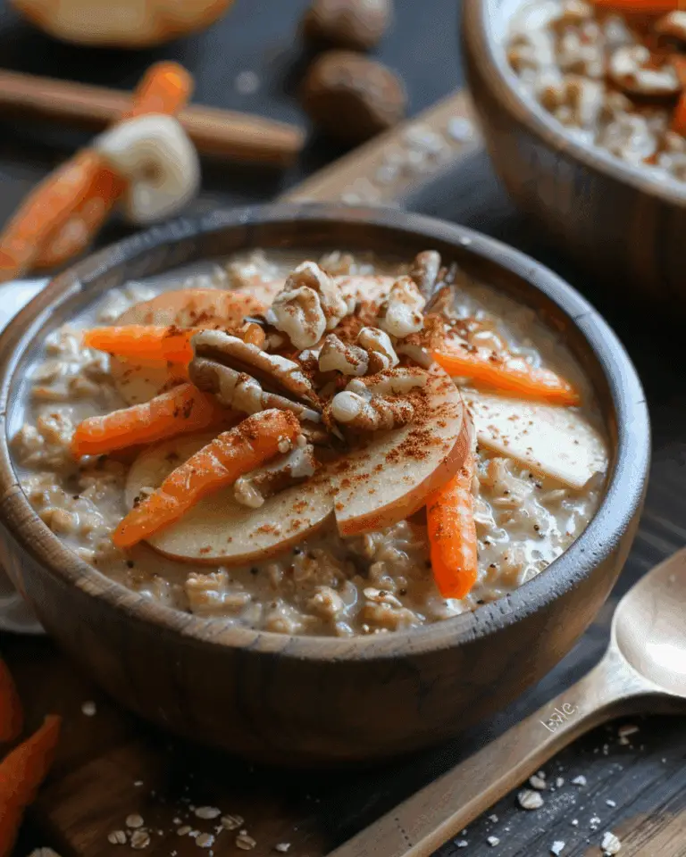 Apple Carrot Cake Oatmeal