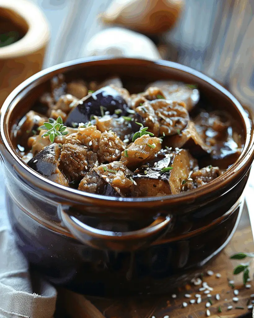 Beef Stew with Eggplant