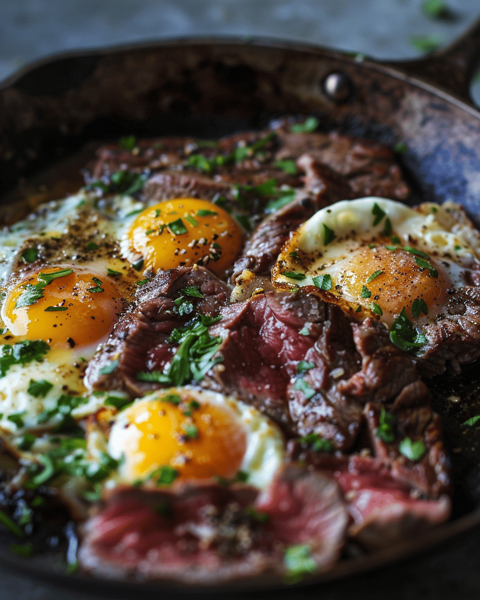 Bife à Cavalo (Steak and Eggs)