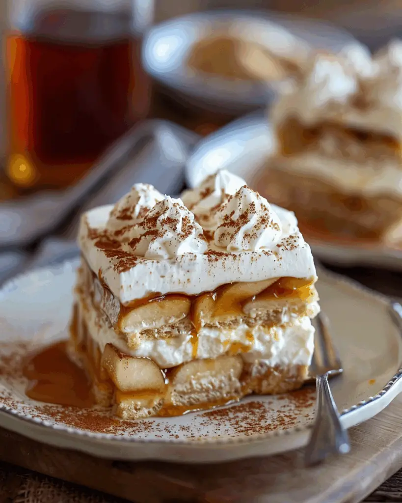 Caramel Apple Tiramisu Recipe