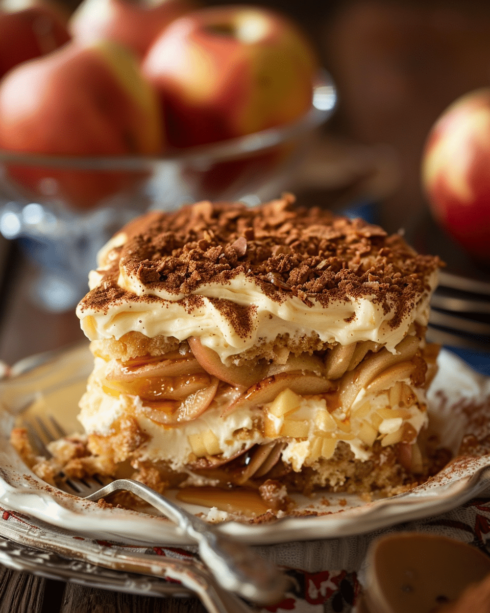 Caramel Apple Tiramisu Recipe