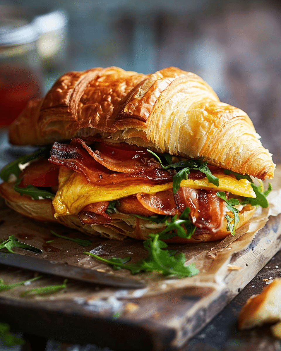 Croissant Breakfast Sandwiches