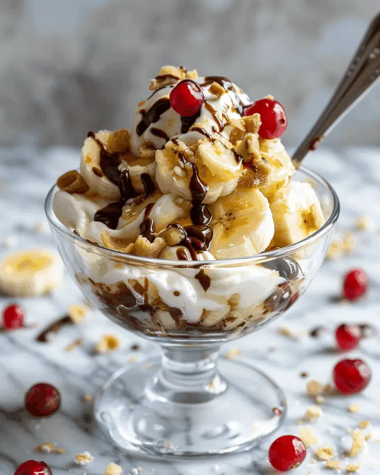 Healthy Breakfast Banana Splits