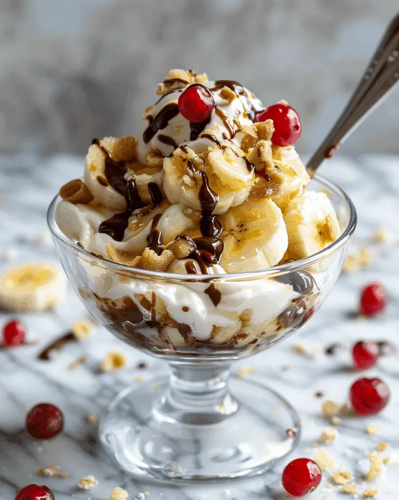 Healthy Breakfast Banana Splits