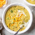 "Broccoli Cheddar Soup Recipe