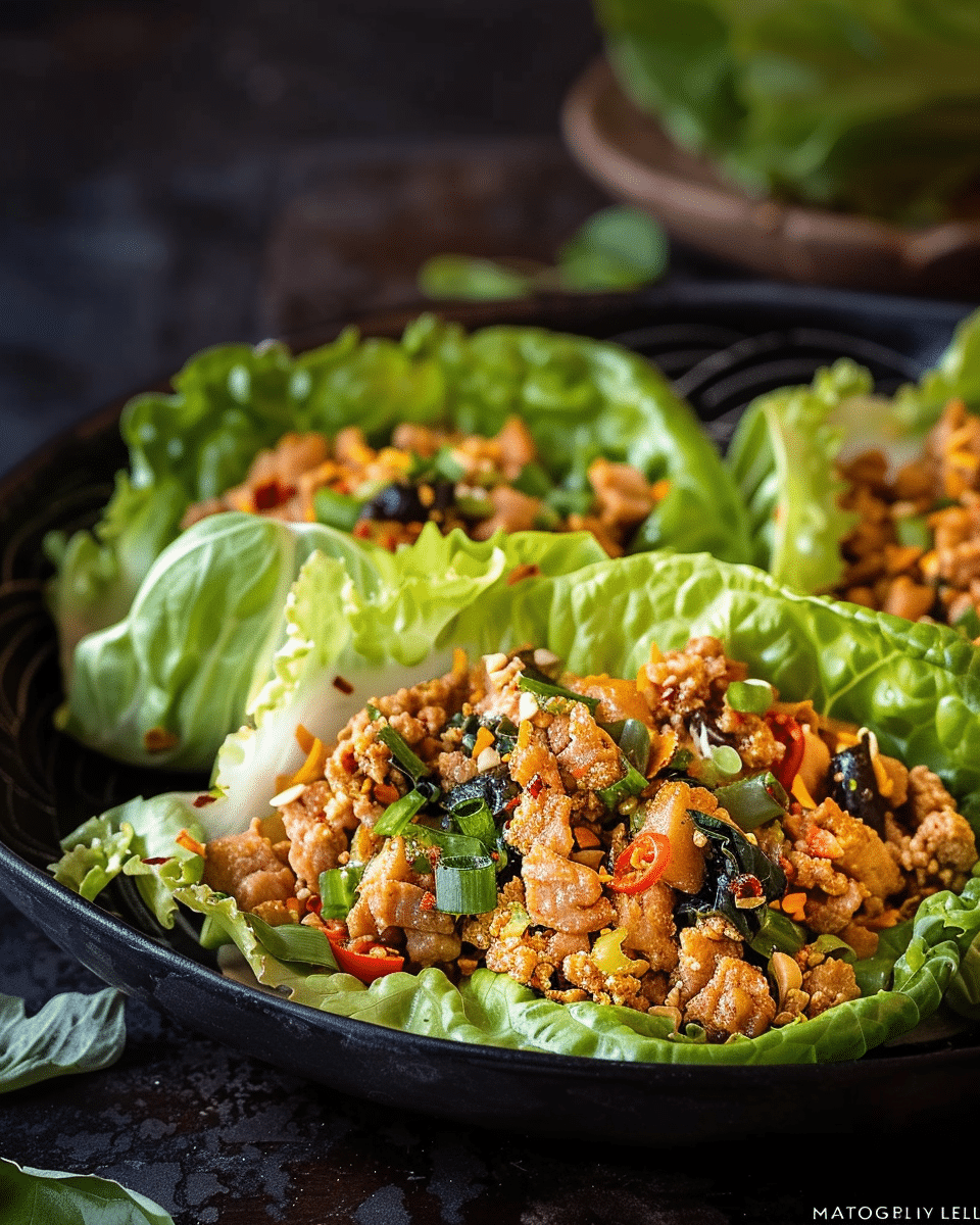 Larb Gai (Thai Lettuce Wraps) Recipe