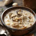 Hearty Clam Chowder with Beef and Potato