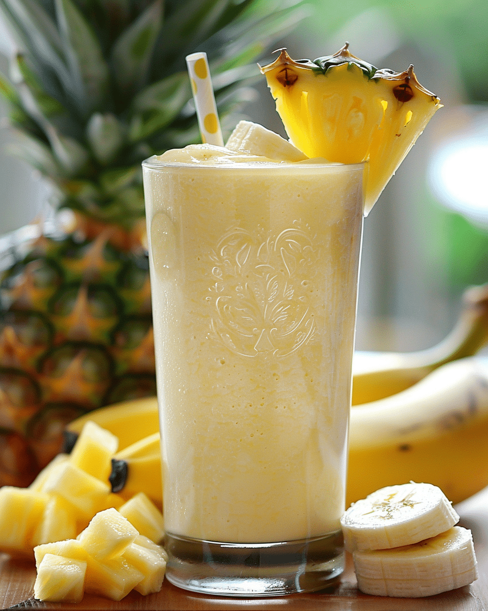 Pineapple and Banana Smoothie