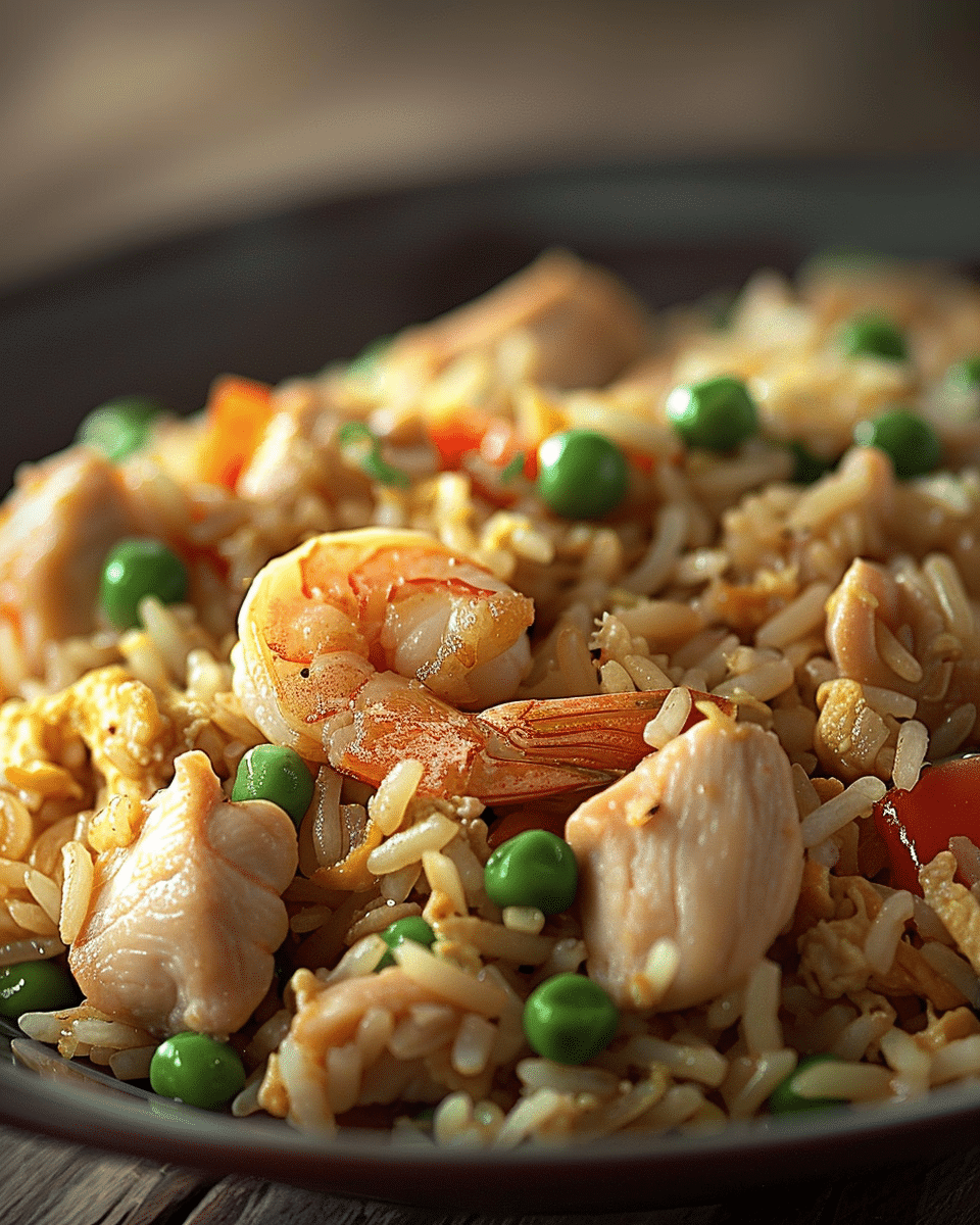 Shrimp and Chicken Fried Rice