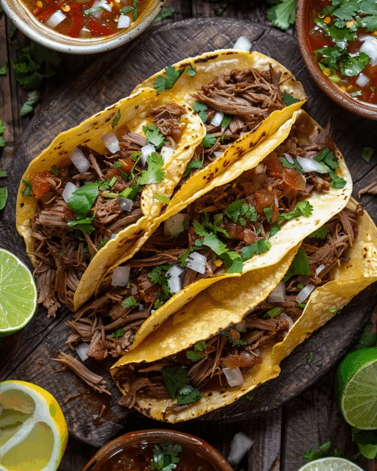 Slow Cooker Birria Tacos