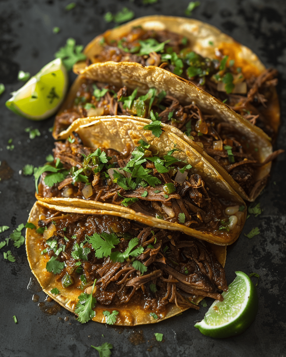 Slow Cooker Birria Tacos