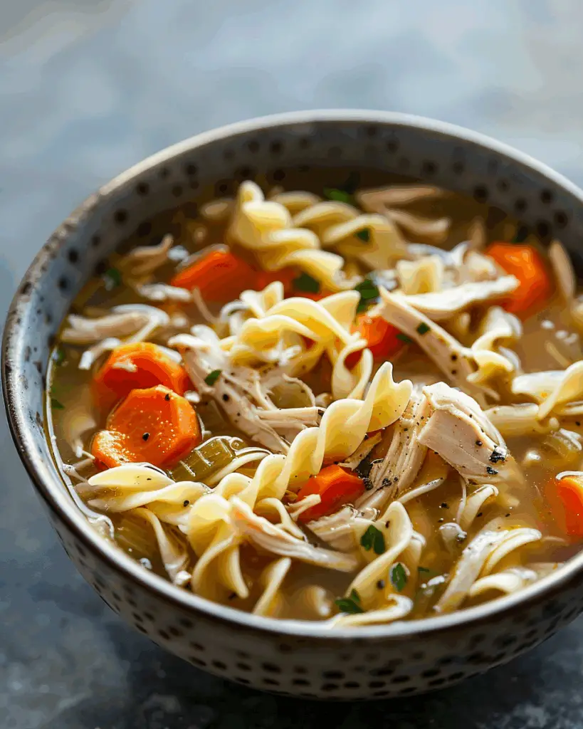 Slow Cooker Turkey Noodle Soup