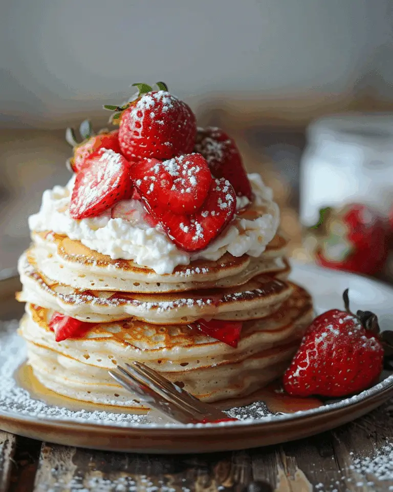 Strawberry Shortcake Pancakes Recipe