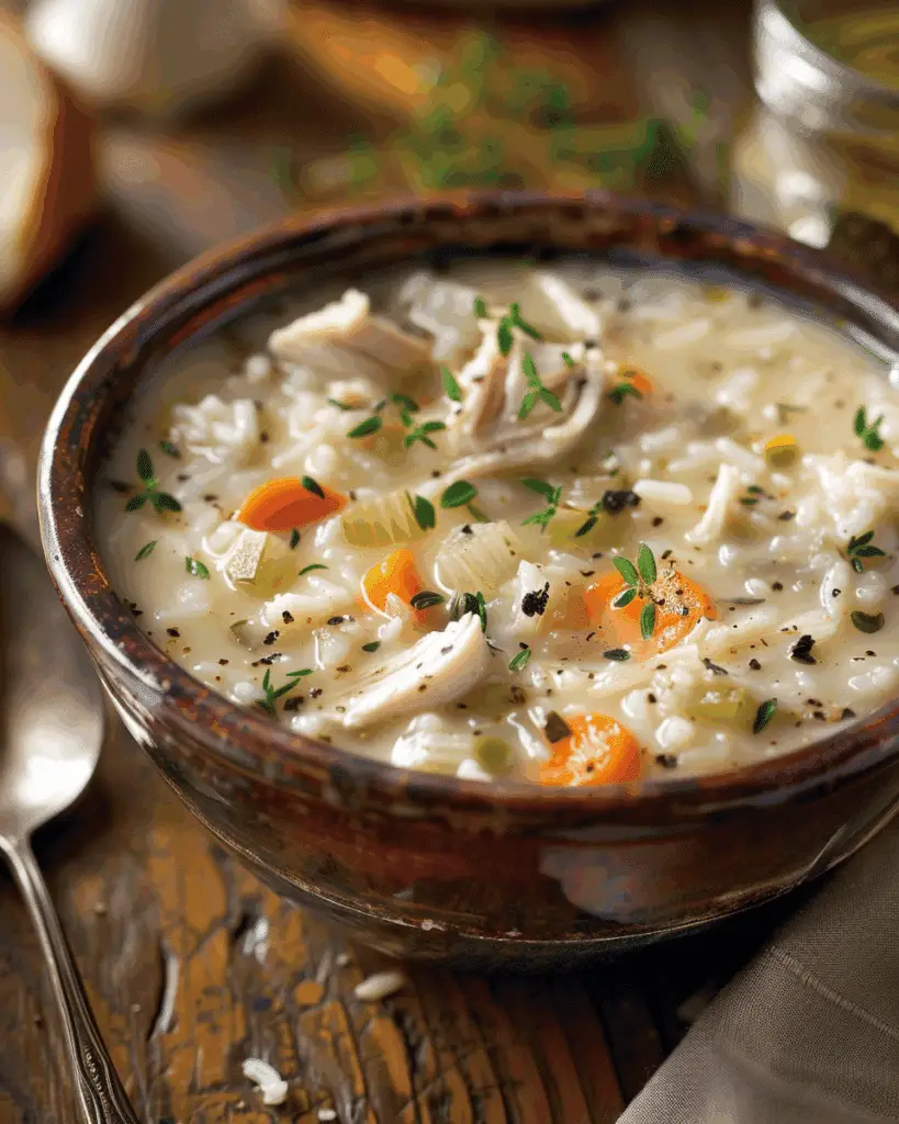 Turkey Soup with Rice Recipe