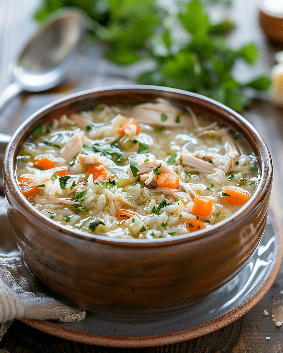Turkey Soup with Rice Recipe