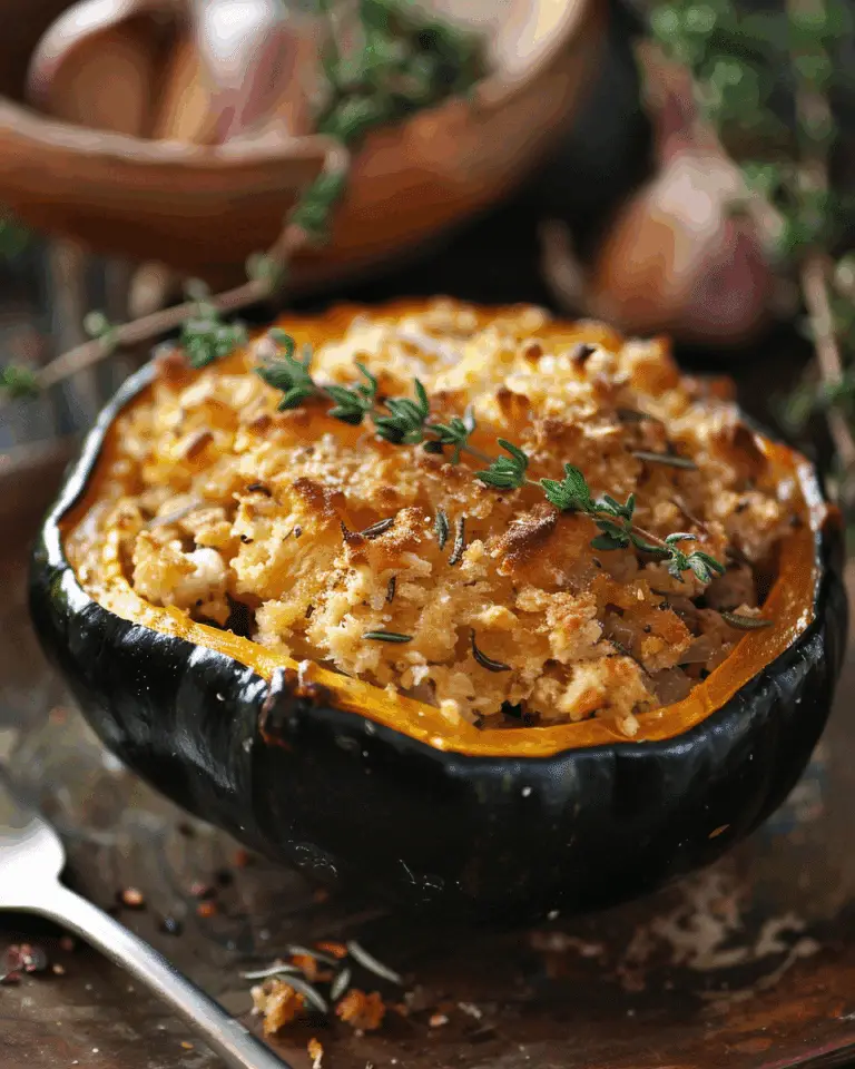 Vegan Stuffed Acorn Squash