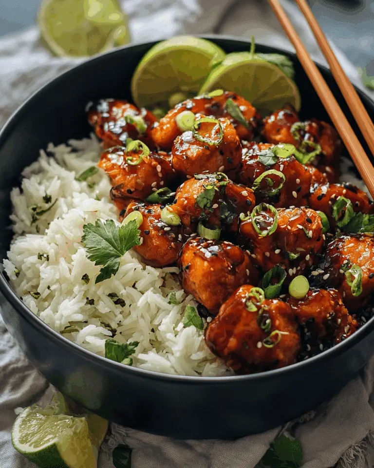 Spicy Maple Chicken & Coconut Rice Recipe