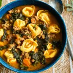 "Sausage Butternut Squash Tortellini Soup Recipe