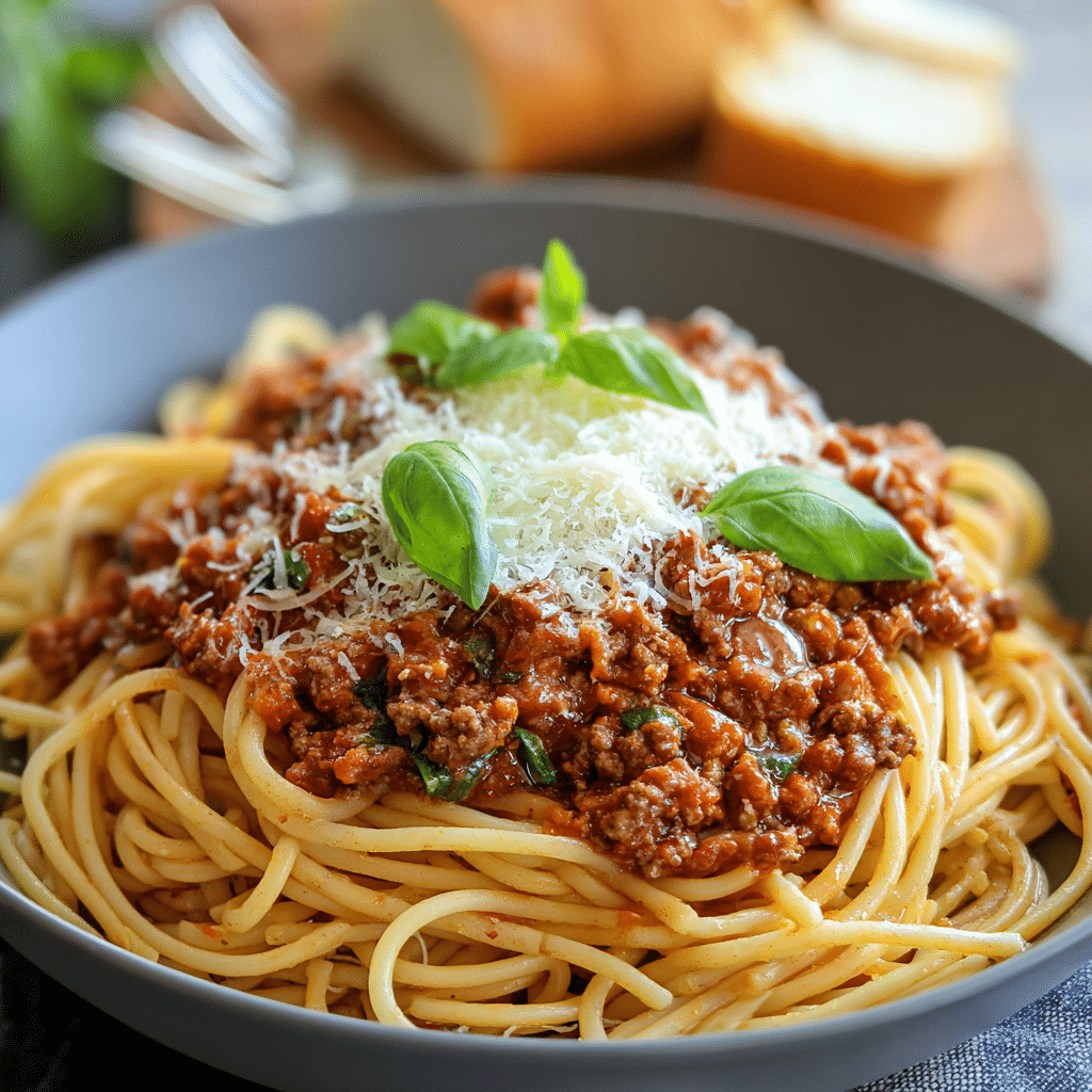 Weeknight Instant Pot Bolognese Sauce - Recipe Image