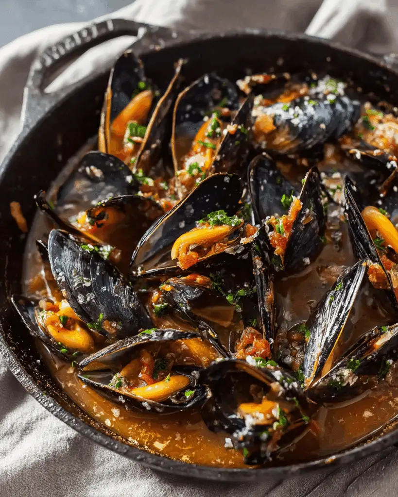 Easy Baked Mussels Recipe