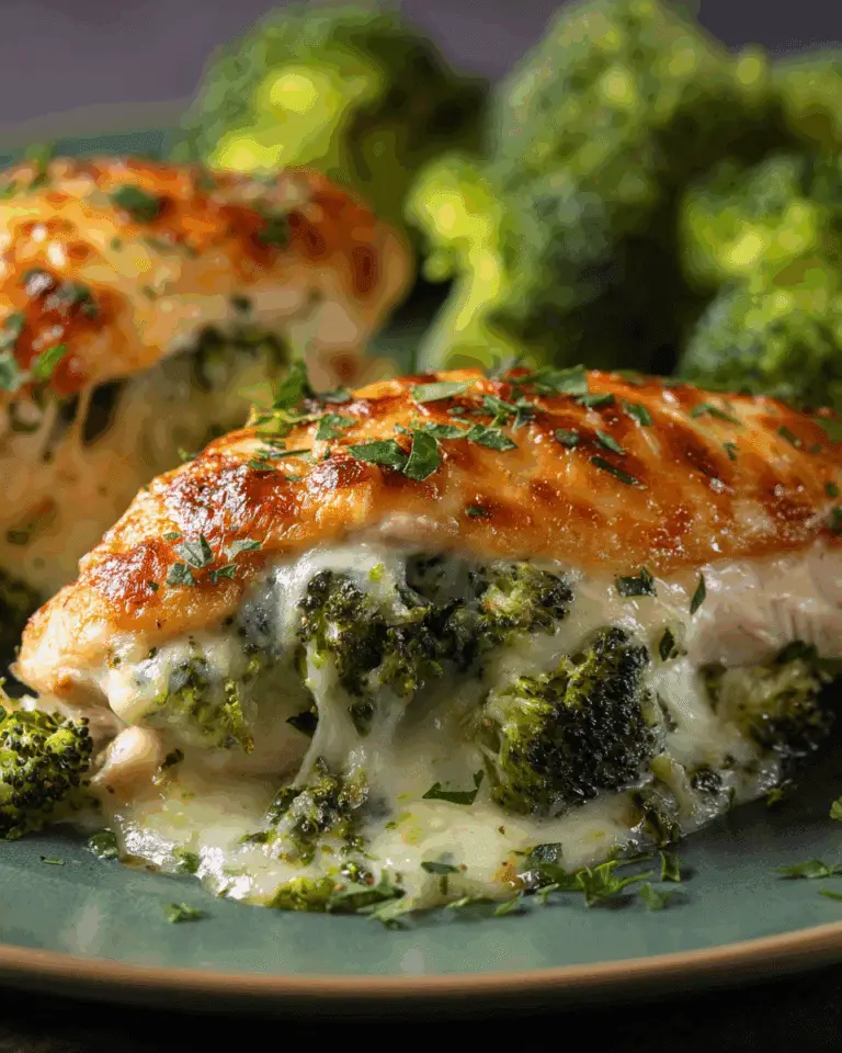 Broccoli Cheese Stuffed Chicken: Easy & Delicious