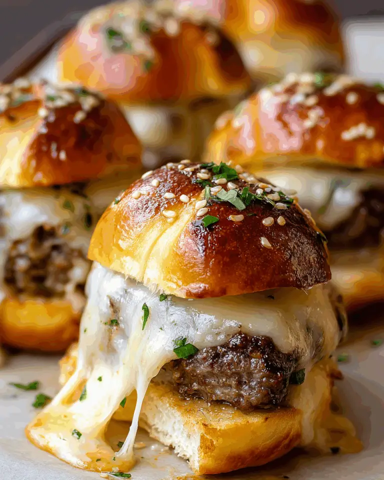 Irresistible Garlic Parmesan Cheeseburger Bombs Recipe